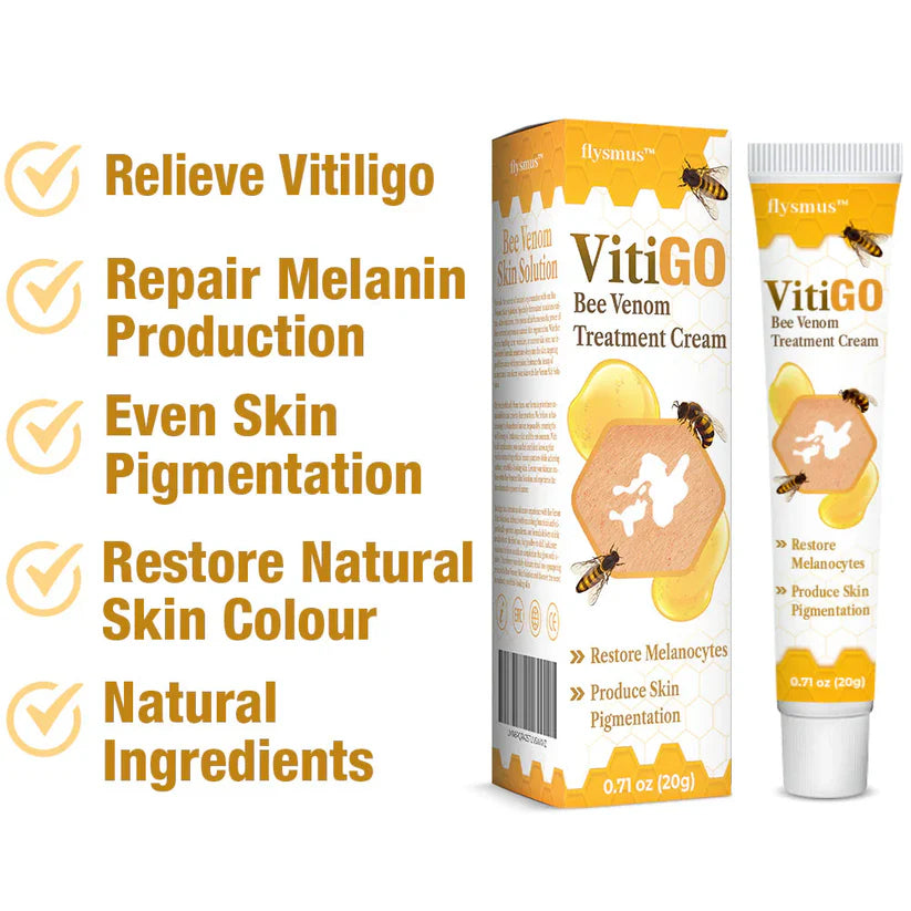 VitiGO™ Revitalizing Bee Venom Cream – Natural Skin Restoration & Vitality 🐝✨ (Buy 1 Get 1 Free🔥)